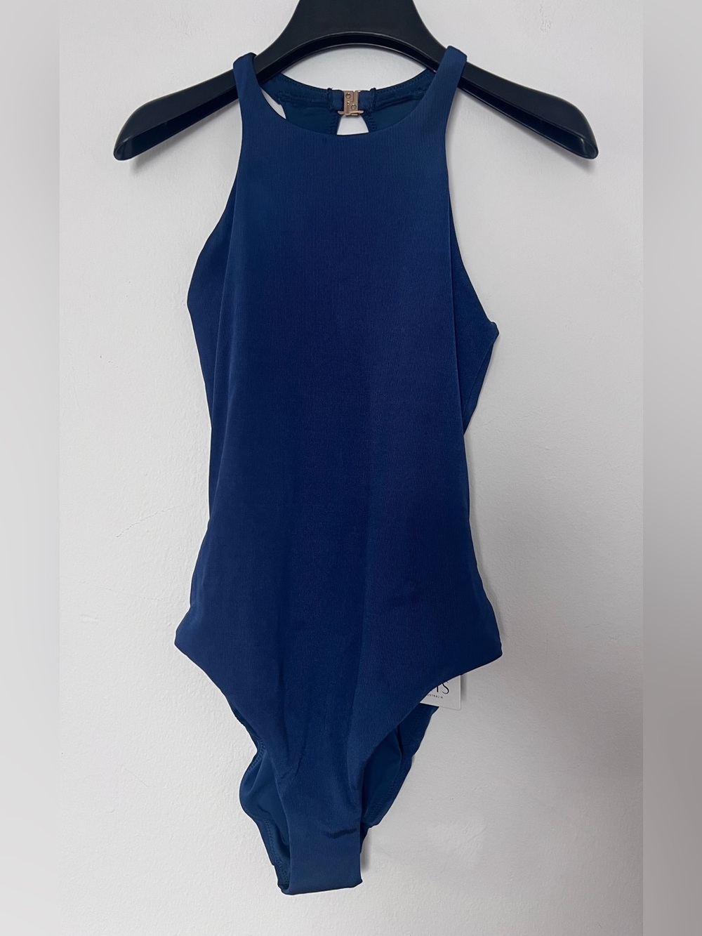 Jets Australia Navy High-Neck One-Piece Swimsuit